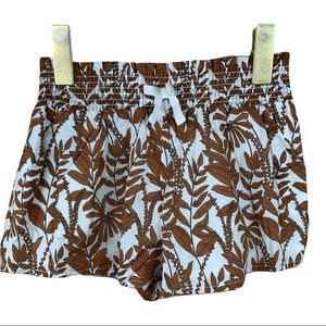 NWT Janie and Jack Vine Print Pull On Short